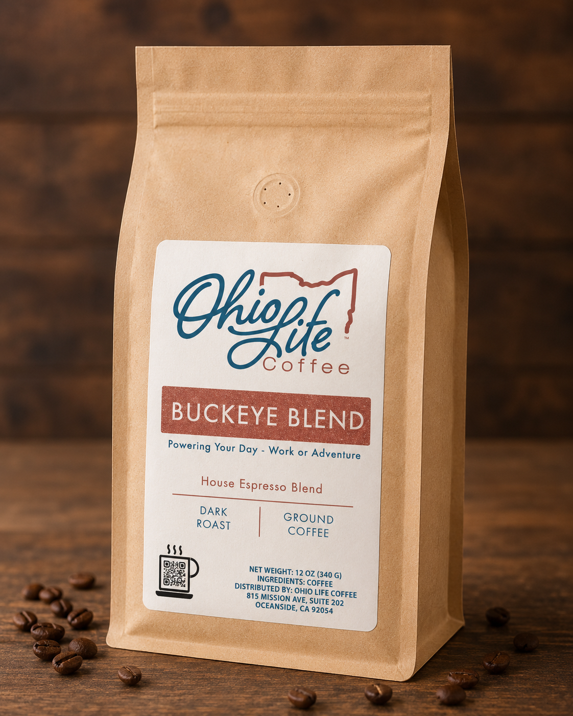Coffee - BUCKEYE BLEND: Powering your day - work or adventure!